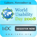 World Usability Day 2008 Lahore